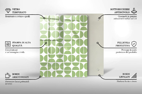 Cutting board Abstraction shapes