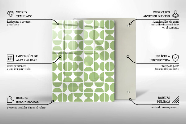 Cutting board Abstraction shapes