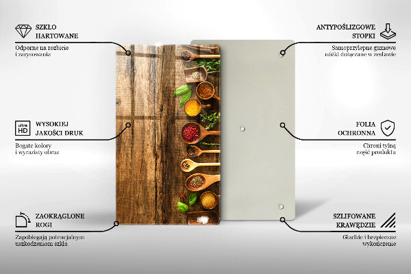 Cutting board Wooden spices