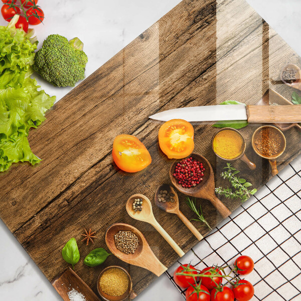 Cutting board Wooden spices
