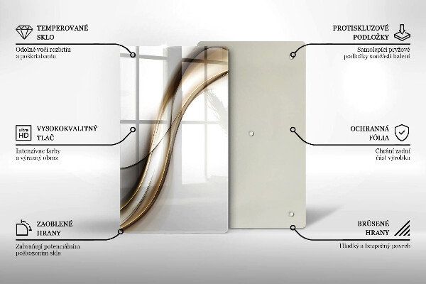 Cutting board Mild abstraction lines