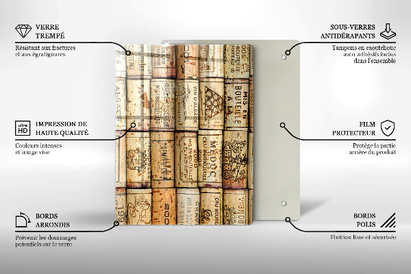 Cutting board Mild abstraction lines