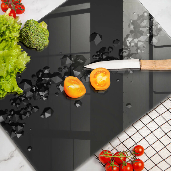 Cutting board 3D shapes abstraction