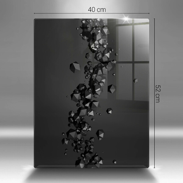 Cutting board 3D shapes abstraction