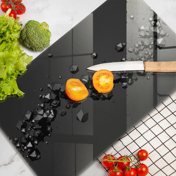 Cutting board 3D shapes abstraction