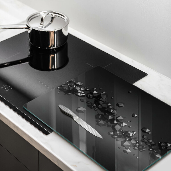 Cutting board 3D shapes abstraction