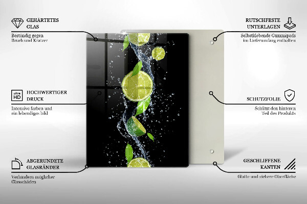 Cutting board Boho bird feathers