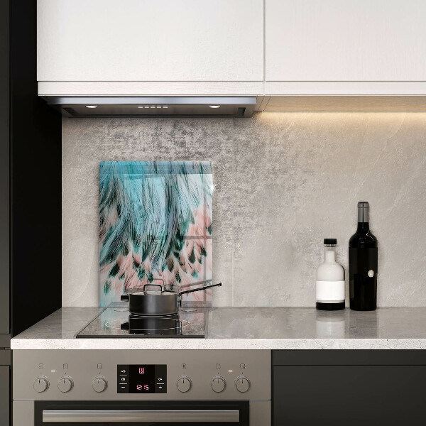 Cutting board Boho bird feathers