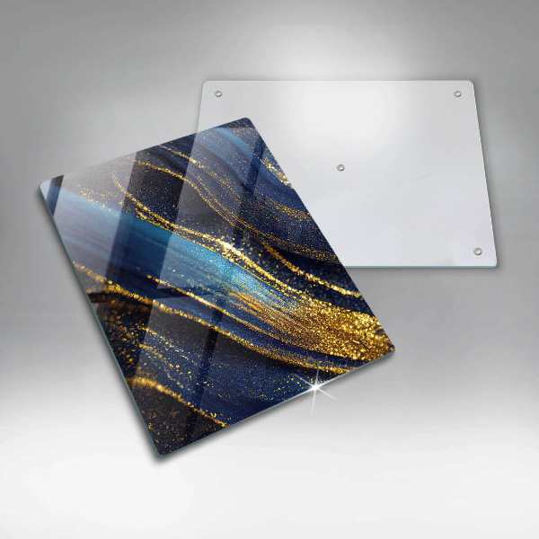 Worktop saver Navy blue abstraction