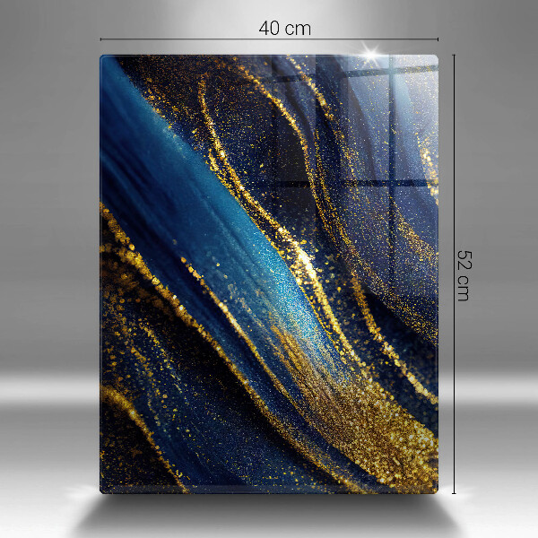 Worktop saver Navy blue abstraction