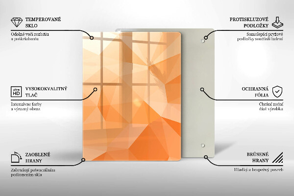 Worktop saver Navy blue abstraction