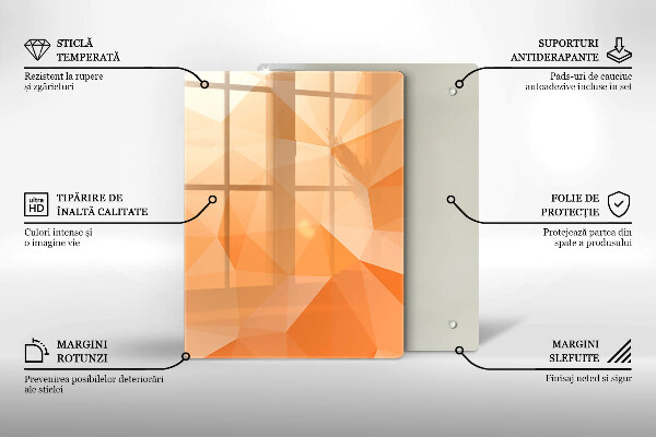 Worktop saver Navy blue abstraction