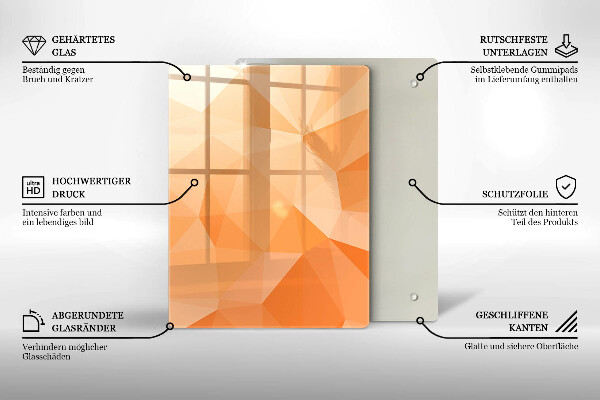 Worktop saver Navy blue abstraction