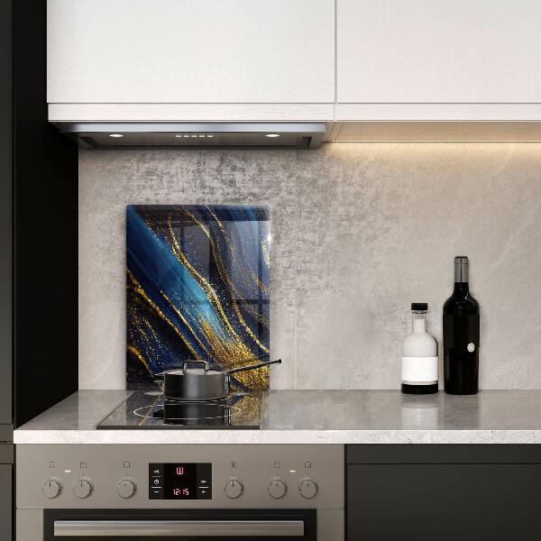 Worktop saver Navy blue abstraction