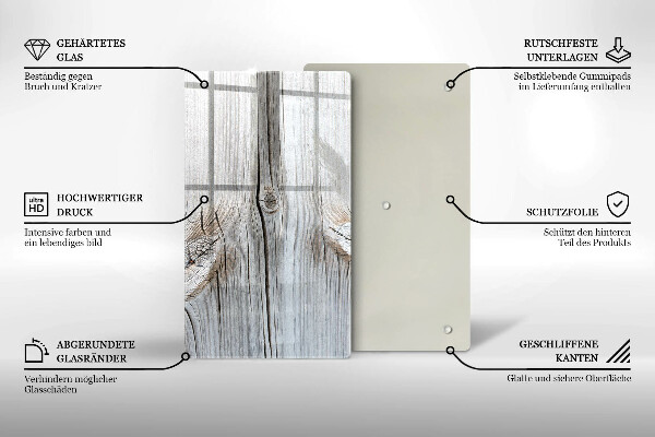 Worktop saver Bright wood structure