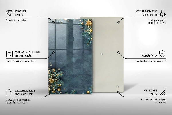 Worktop saver Christmas decorations