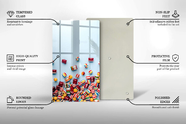Worktop saver Colorful candies