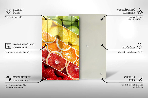 Worktop saver Colorful fruits
