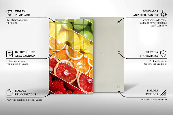 Worktop saver Colorful fruits