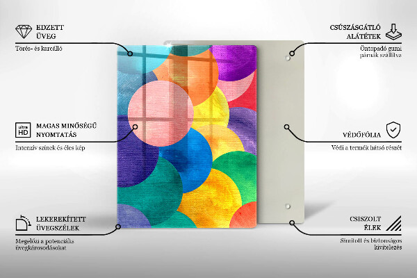 Worktop saver Geometric lines