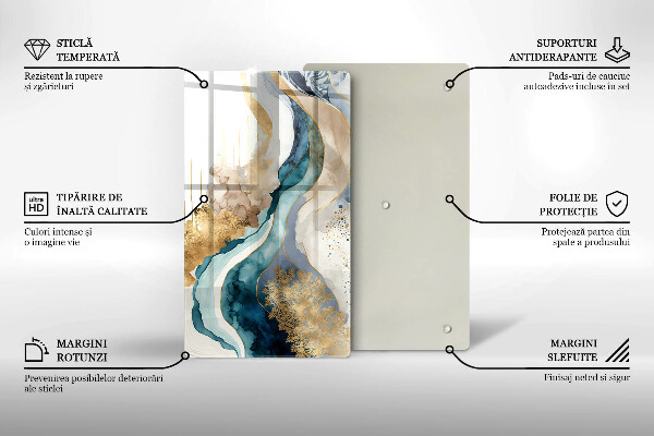 Worktop saver Colorful marble