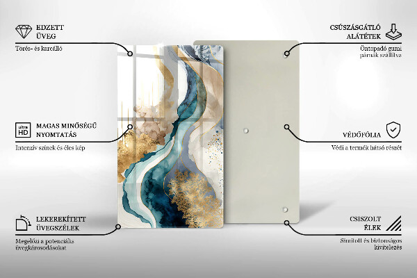 Worktop saver Colorful marble