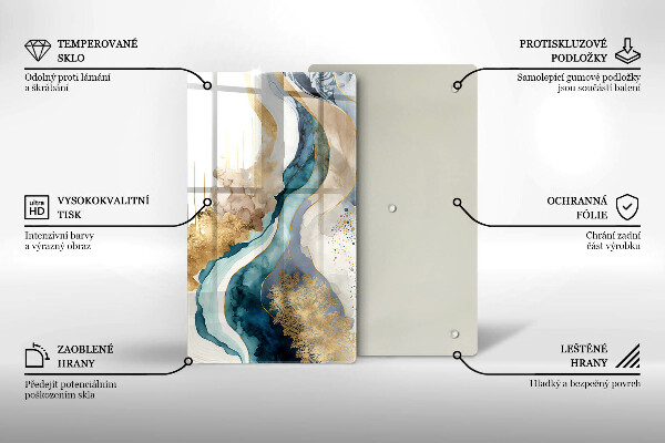 Worktop saver Colorful marble