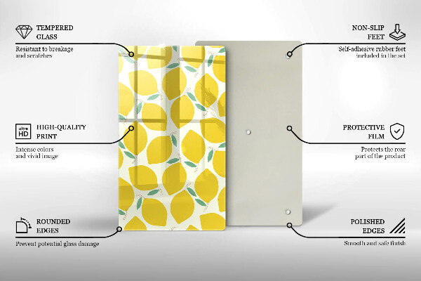 Worktop saver Illustratuion lemons
