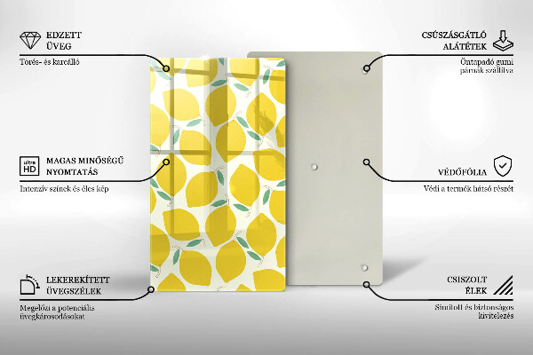 Worktop saver Illustratuion lemons