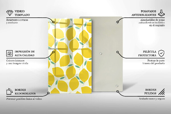 Worktop saver Illustratuion lemons