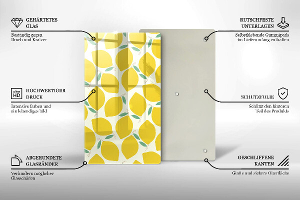Worktop saver Illustratuion lemons