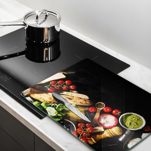 Worktop saver Italian ingredients and spices