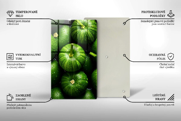 Worktop saver Green pumpkins