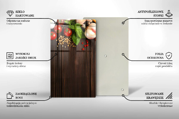 Worktop saver Vegetables on the table