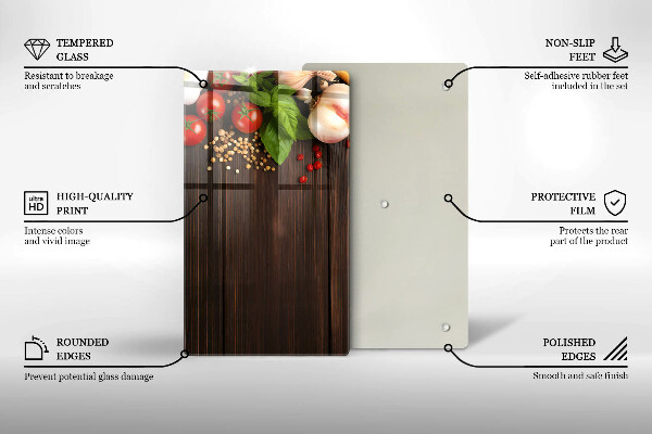 Worktop saver Vegetables on the table
