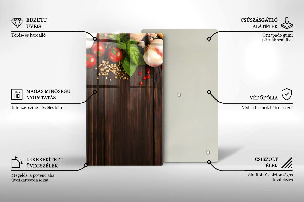 Worktop saver Vegetables on the table