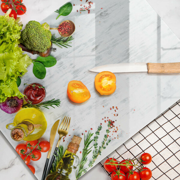Worktop saver Vegetables and spices