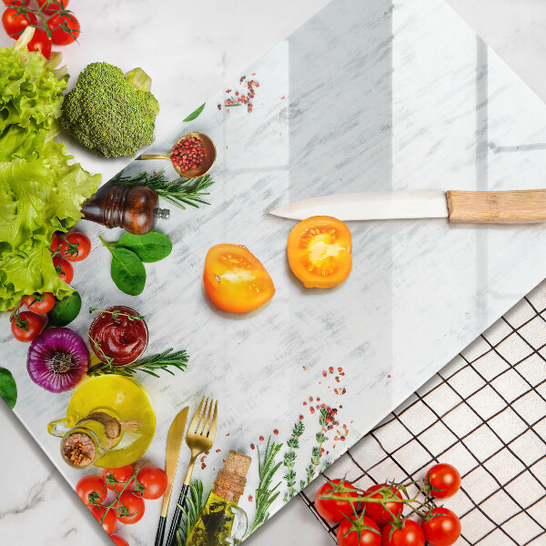 Worktop saver Vegetables and spices