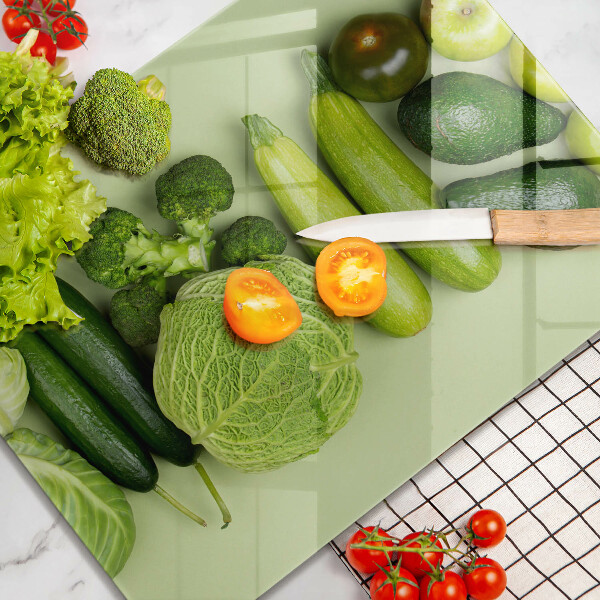 Worktop saver Green fruits and vegetables