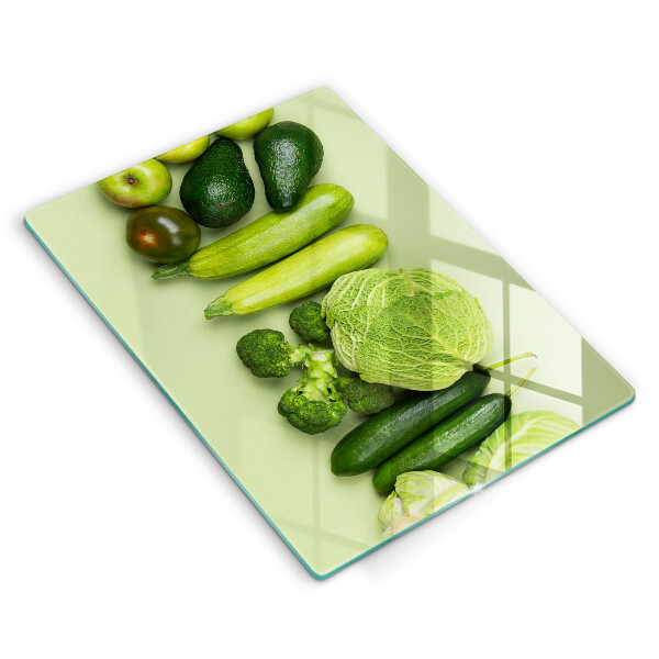 Worktop saver Green fruits and vegetables