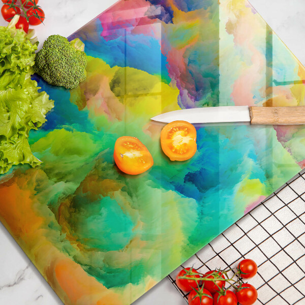 Cutting board Colorful abstraction