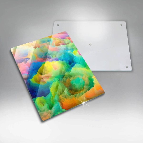 Cutting board Colorful abstraction