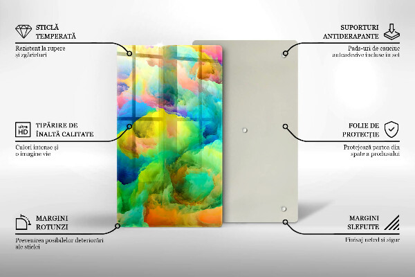 Cutting board Colorful abstraction