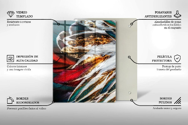 Cutting board Colorful abstraction