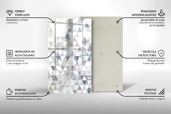 Cutting board Triangle pattern