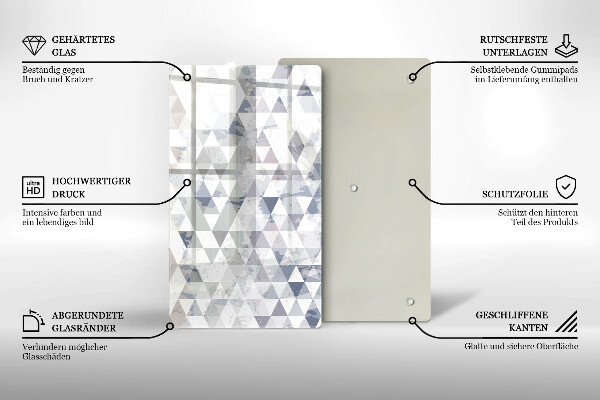 Cutting board Triangle pattern