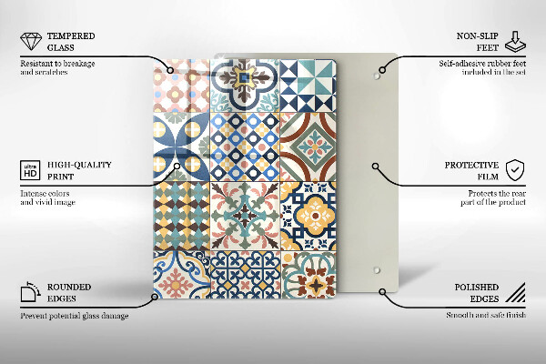 Cutting board Delicate white marble