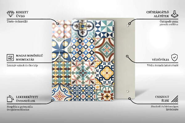 Cutting board Delicate white marble