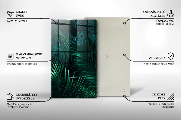 Worktop saver Wild jungle leaves