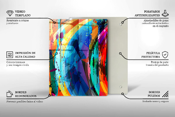 Worktop saver Wild jungle leaves